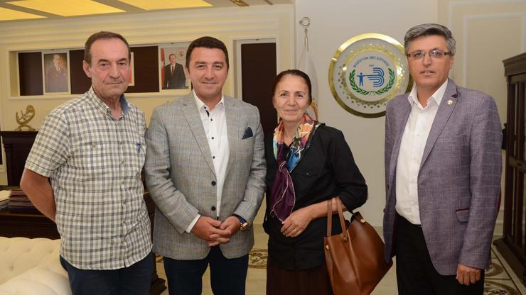 Başkan Bakıcıya teşekkür ziyareti