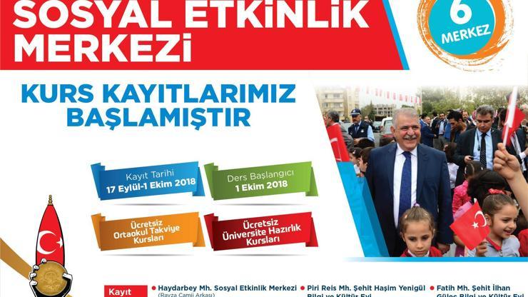 Onikişubat Belediyesinin kursları başlıyor