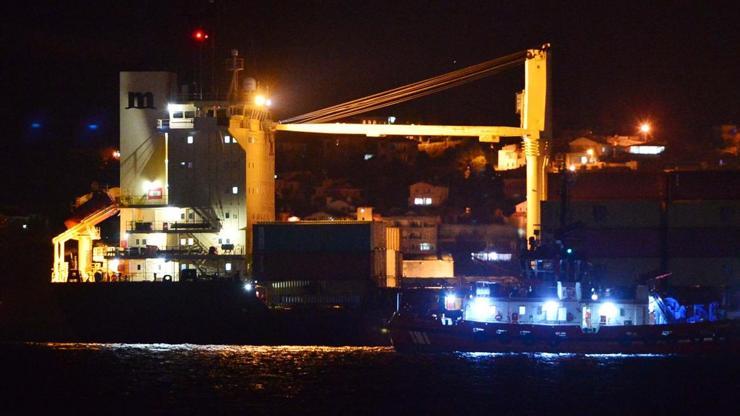 Çanakkale boğazında gemi arızası