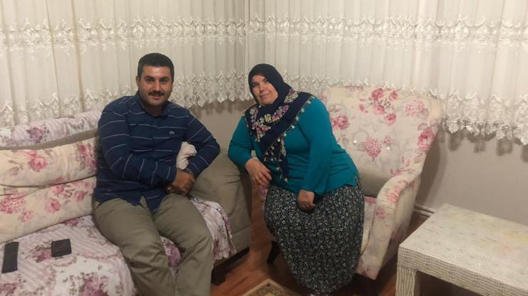 Başkan Uğurludan şehit ailesine ziyaret