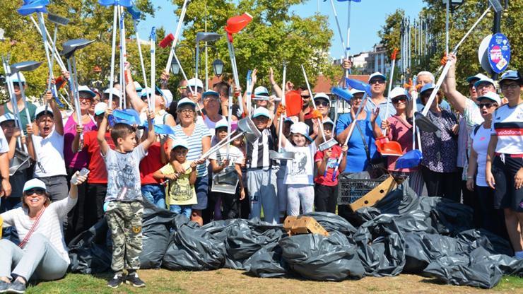 Tekirdağ sahillerini temizlediler