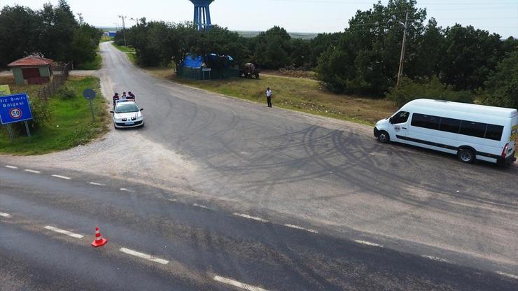 Jandarmadan, öğrenci servislerine drone ile denetim