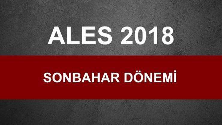 ALES başvuruları ÖSYM AİS sayfası | 2018 ALES başvuru kılavuzu yayımlandı