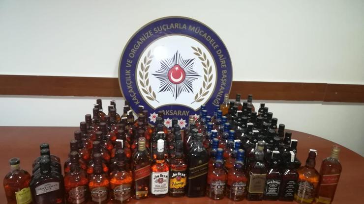 Kaçak içkiye sahte bandrol