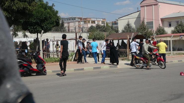 Yardım için gelen Suriyeliler kavga etti