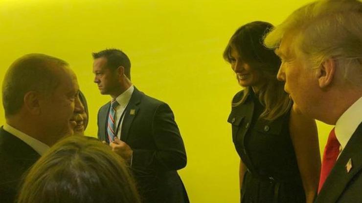 Son dakika... Cumhurbaşkanı Erdoğan, Trumpla görüştü