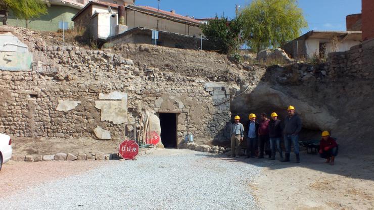 Yozgatta gizli kalan yer altı şehrine girildi