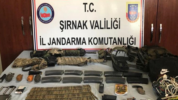 Şırnakta terör operasyonu, 12 gözaltı