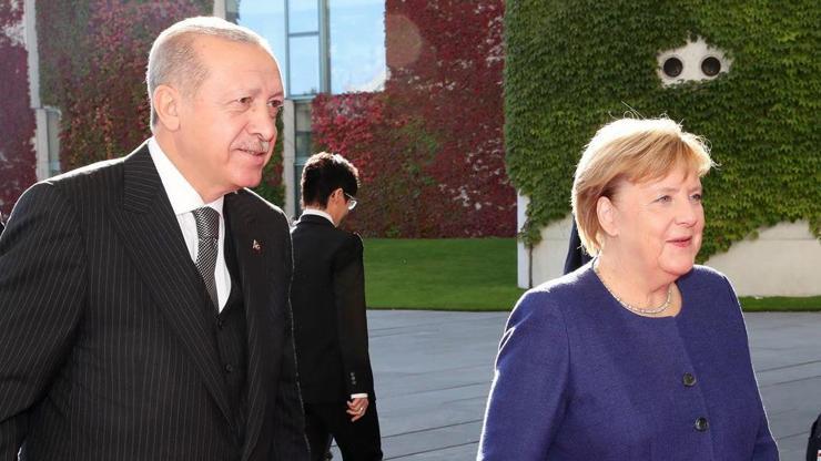 Merkel, Cumhurbaşkanı Erdoğan’ı uğurladı