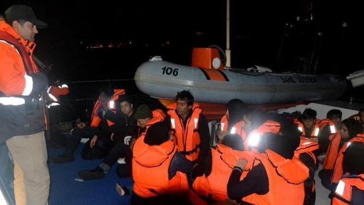 Çanakkalede 19 kaçak göçmen yakalandı