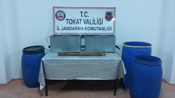 Tokatta sahte içki operasyonu
