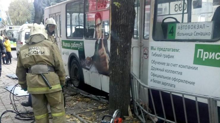 Moskovada otobüs yayaları ezdi