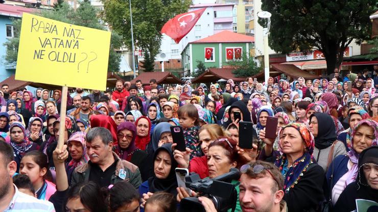 Ölümündeki sır perdesi aralanamayan Rabianın babası miting düzenledi