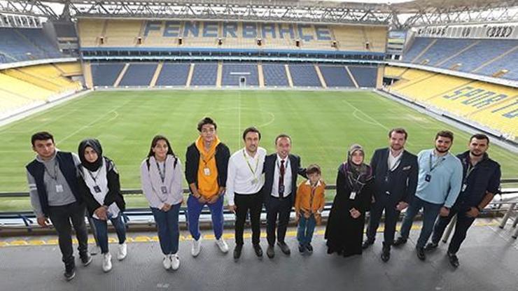 Şehit ve gazi yakınları Fenerbahçe Ülker Stadını gezdi