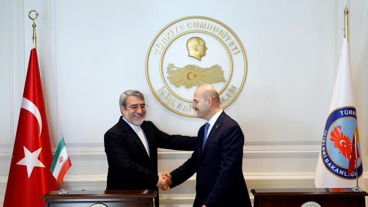 Soylu İranlı mevkidaşını kabul etti