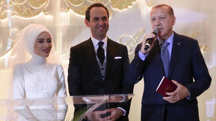 Cumhurbaşkanı Erdoğan nikah şahidi oldu