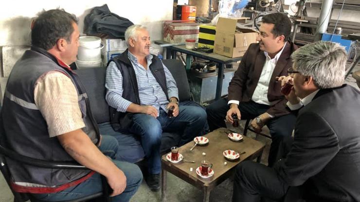 Başkan Bakıcı, yeni sanayi esnafını ziyaret etti