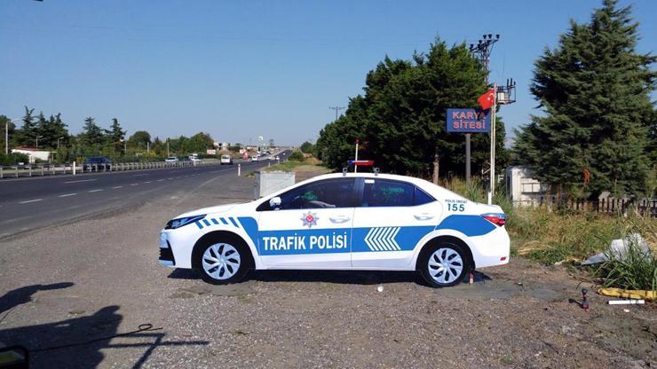 Maket polis araçları kazaları azalttı