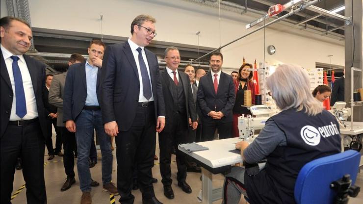 Sırbistan Cumhurbaşkanı Eurotay fabrikasını ziyaret etti