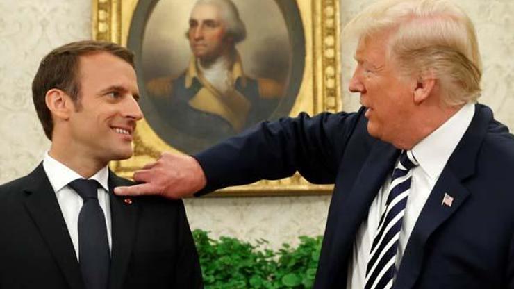 Macron ve Trump İstanbulda yapılacak zirveyi konuştu