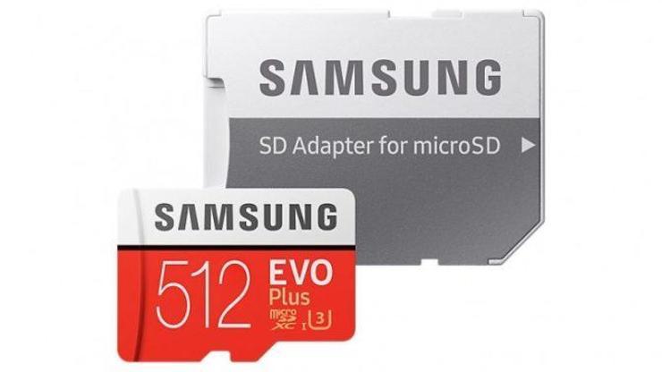 Samsungdan 512 GB’lık microSD kart
