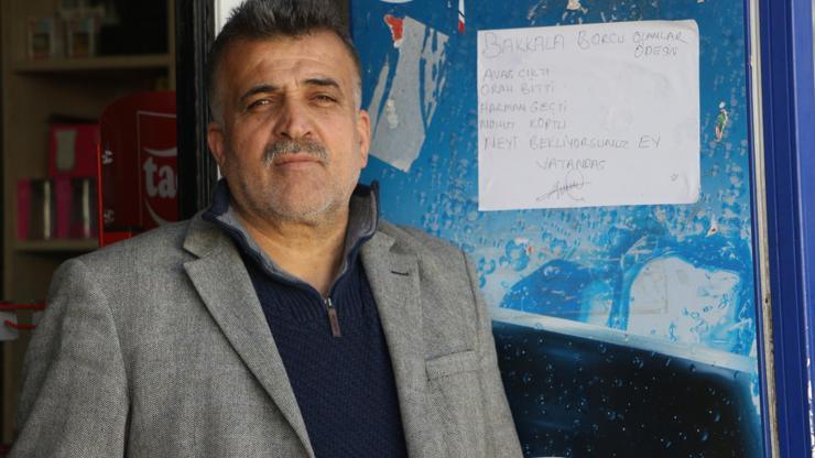 Köy bakkalından, hasat bitti, borcu getirin uyarısı