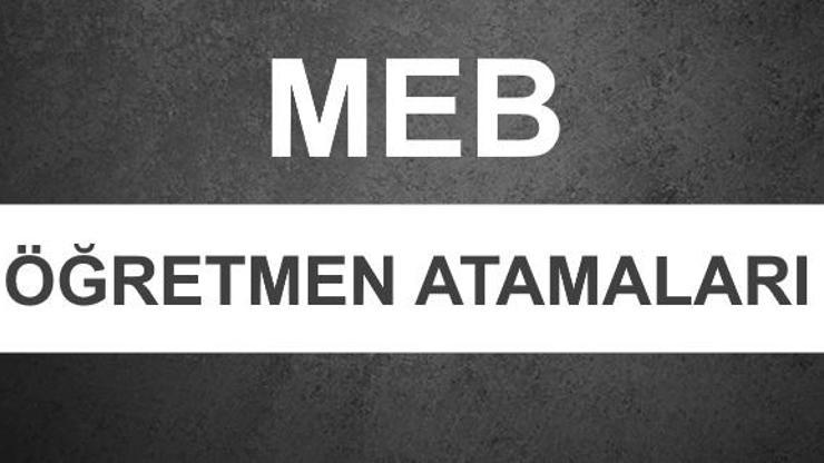2019 öğretmen atamaları branş dağılımı | MEB açıkladı