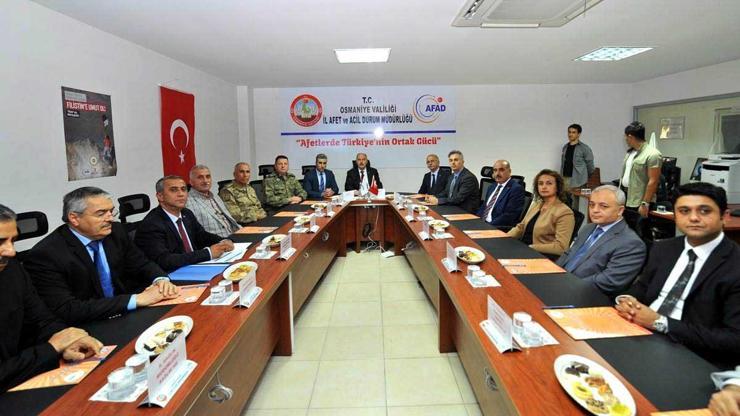Sel ve heyelan konulu, masa başı tatbikatı yapıldı