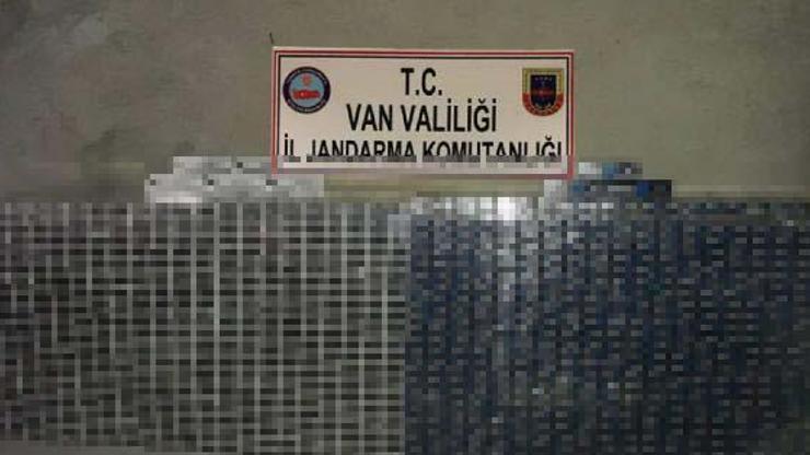 Vanda 23 bin paket kaçak sigara ele geçirildi