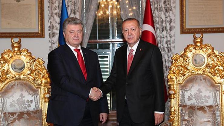 Erdoğan ile Poroşenkonun görüşmesi başladı