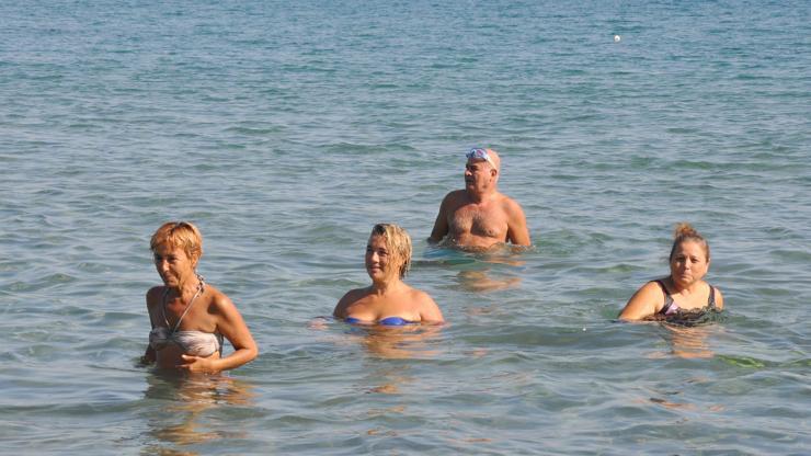 Datçada deniz keyfi