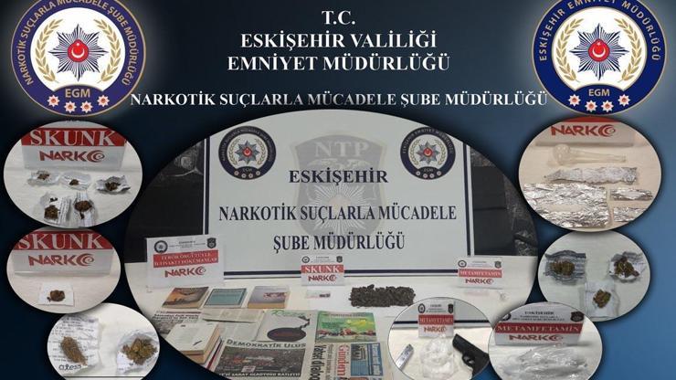 Eskişehirde uyuşturucu operasyonu: 19 gözaltı