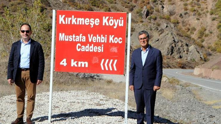 Tuncelide caddeye Mustafa Koçun adı verildi