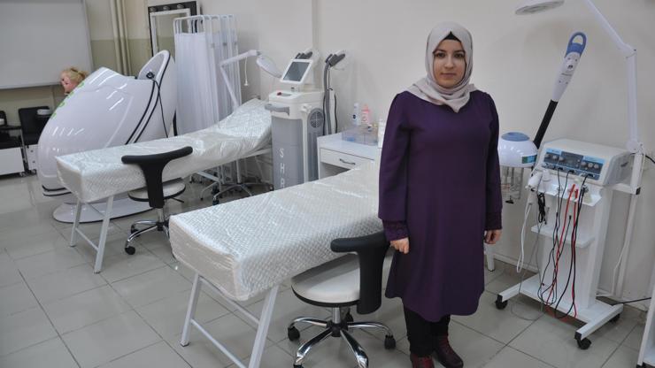 Nizipte liselilerden kuaförlük hizmeti