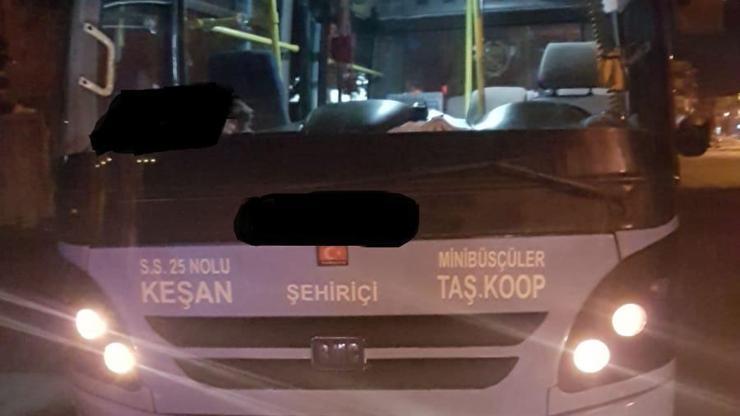 Yolcu minibüsü sürücüsü 1.89 promil alkollü çıktı