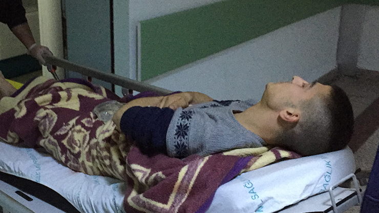 Bekar evine silahlı saldırı
