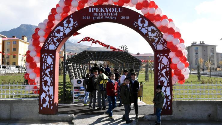 Van Gölü manzaralı Erek Parkı açıldı