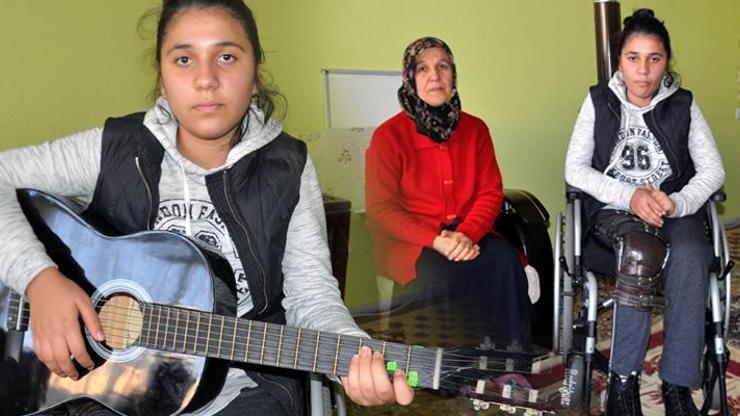 Maganda kurşunuyla felç kaldı ama umudunu kaybetmedi