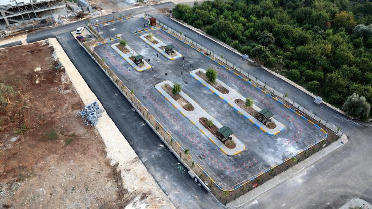 Çocuklar için trafik eğitim parkuru