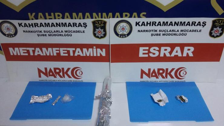 Üzerinde uyuşturucuyla yakalandı, gözaltına alındı