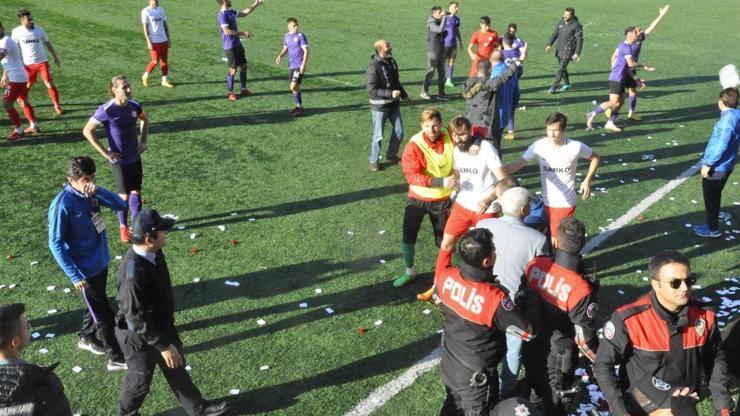 Bölgesel Amatör Lig maçında arbede