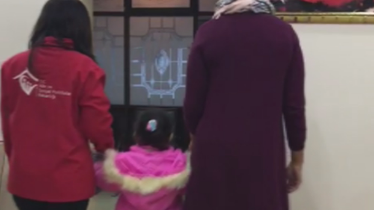 Anne kızın 2 yıllık hasretini valilik bitirdi