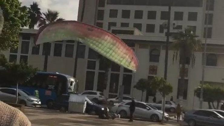 İniş sırasında yere çakılan paraşütçü yaralandı