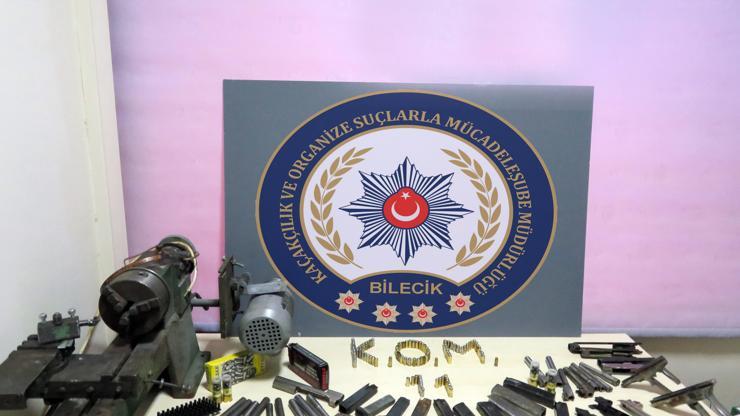 Bilecikte kaçak silah imalathanesine baskın