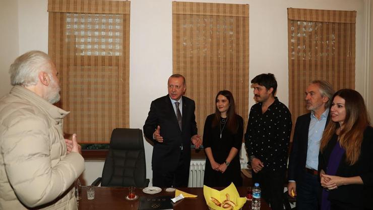 Cumhurbaşkanı Erdoğandan Hasan Kaçana ziyaret
