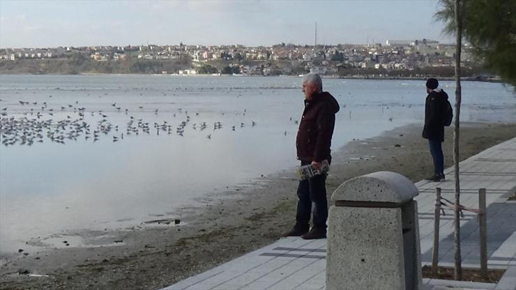 Silivride şaşırtan görüntü Kimi panik oldu kimi hatıra fotoğrafı çektirdi