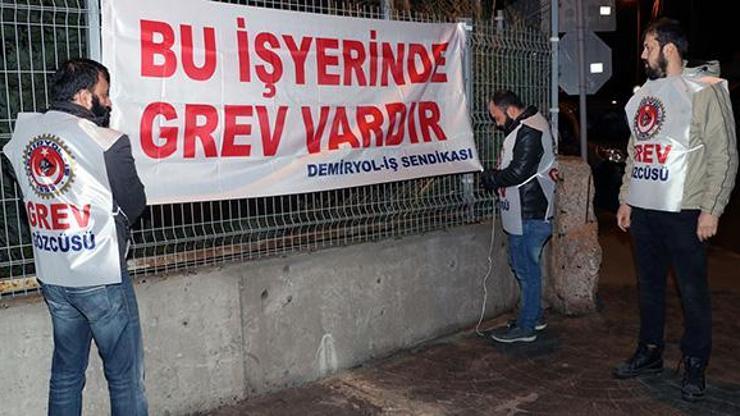 İZBANda grev başladı, yolcular geri döndü