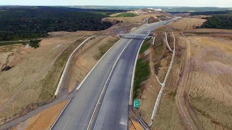 Kuzey Marmara Otoyolu Projesinde bir bölüm daha trafiğe açıldı