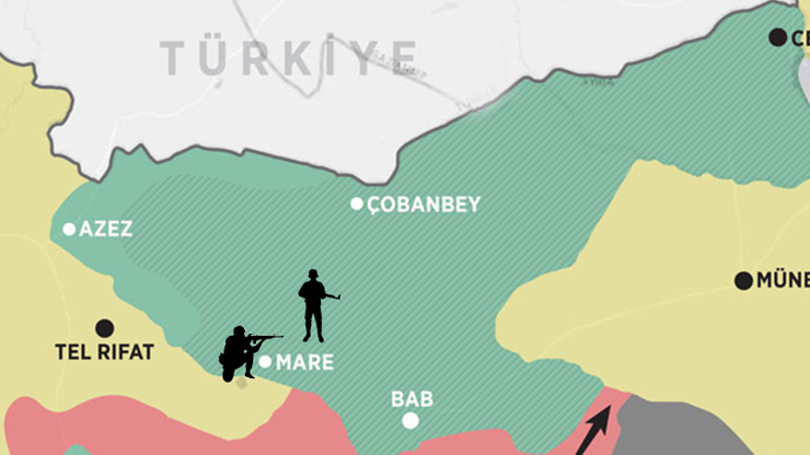 Terör örgütü ÖSO hatlarına saldırdı