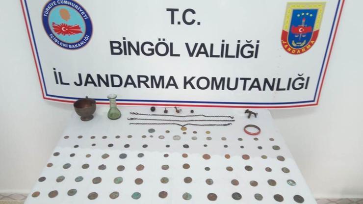 116 parça tarihi eser ele geçirildi
